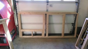 Front Panel With Openings For Nesting Boxes and Chicken Door