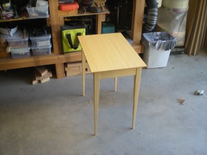 Bamboo Side Table - Finished 1